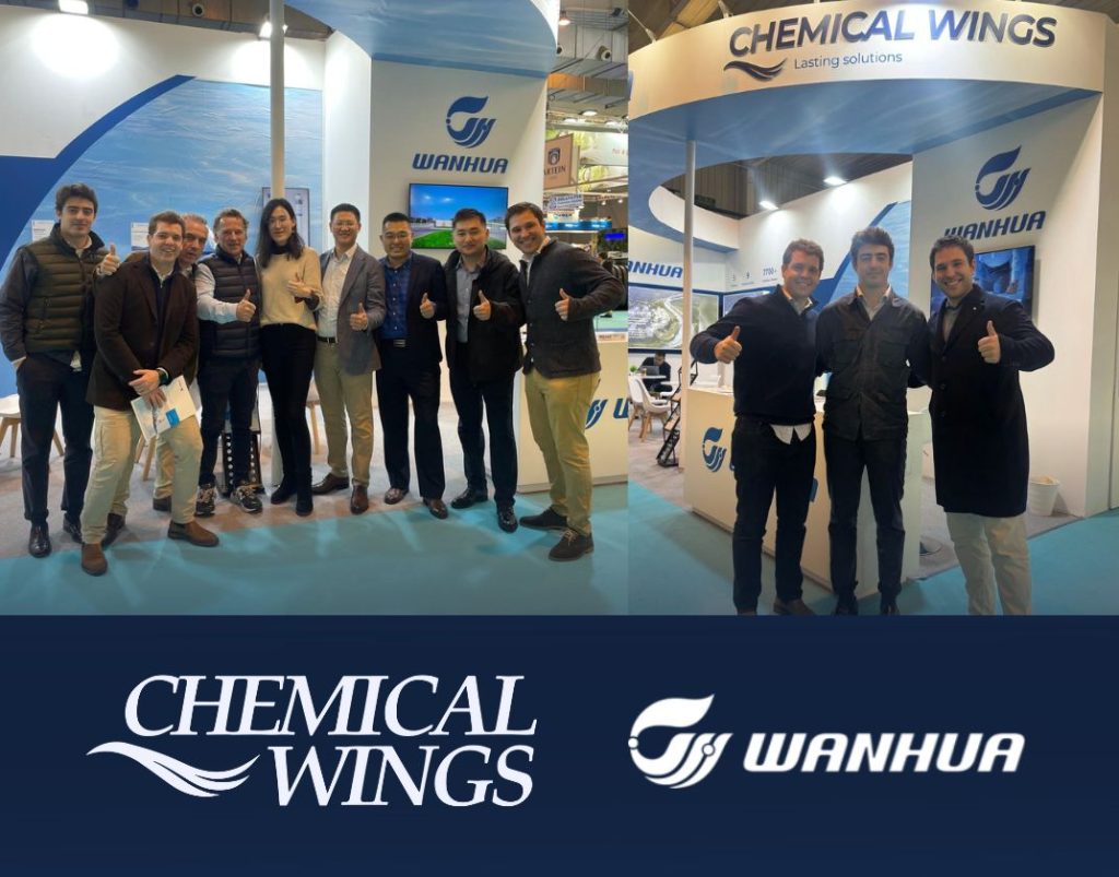 Stand de Chemical Wings en SMAGUA 2025 presentando soluciones sostenibles para el agua